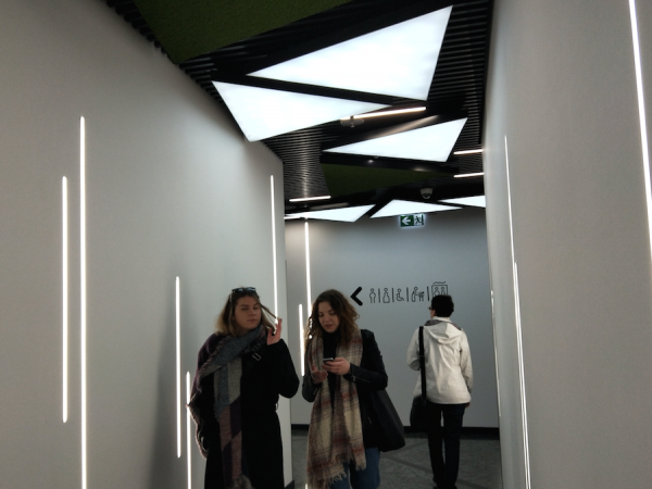 recessed slim LED profile in Slovakia corridor