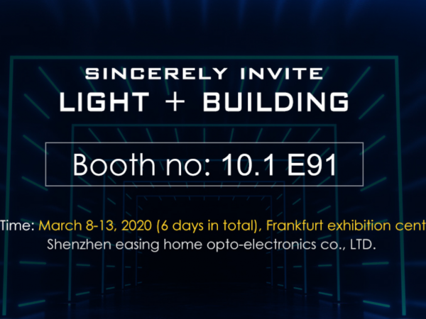 Visit us at Light+Building Mar.2020