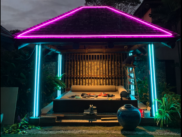 RGBW neon Project in Fiji