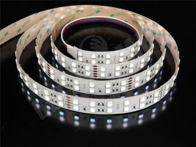 5050 120led/m 2-row RGBW LED strip (5050 RGB +3528 W /WW)